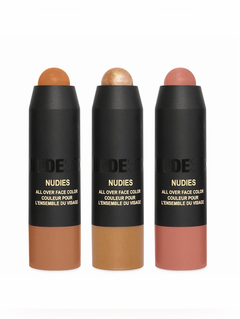 NUDESTIX Soft & Warm Nudes Kit 3 Piece Mini Kit Blush + Bronze + Glow Makeup